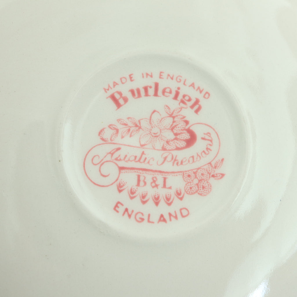 バーレイ Burleigh ピンクアジアティックフェザンツ カップ＆ソーサー