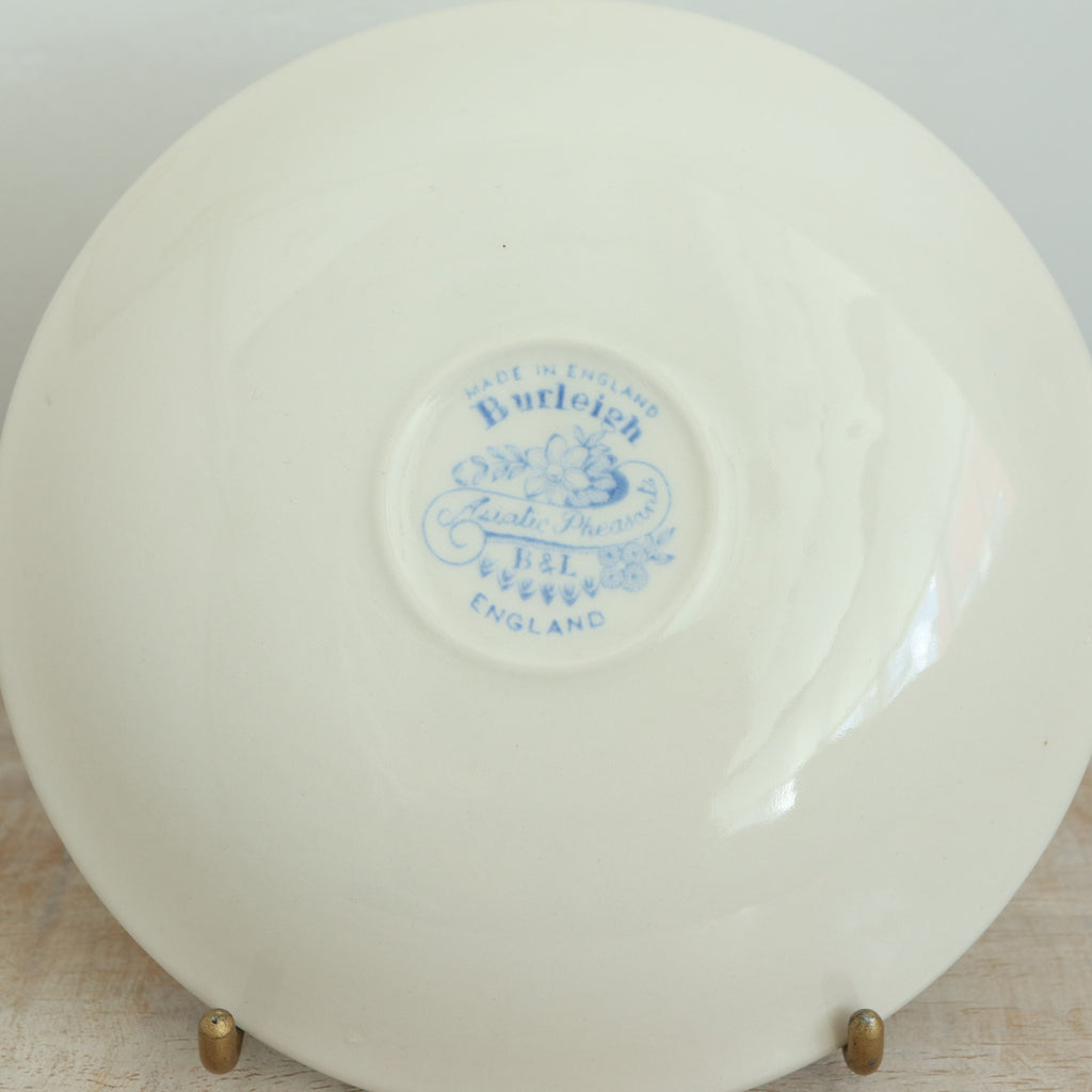 バーレイ Burleigh ブルーアジアティックフェザンツ カップ＆ソーサー