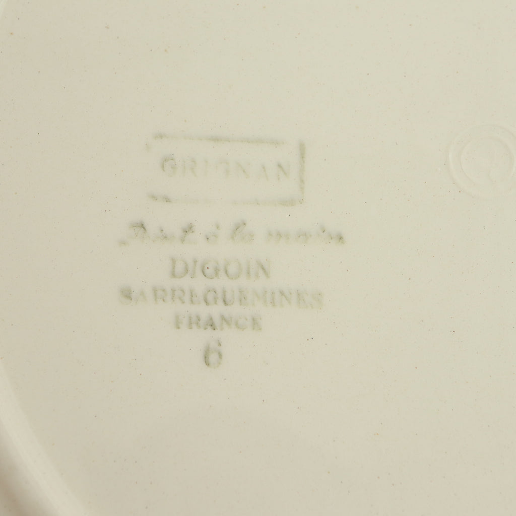 アンティーク プレート 皿 グリニャン GRIGNAN フランス サルグミンヌ製  DIGOIN SARREGUEMINES