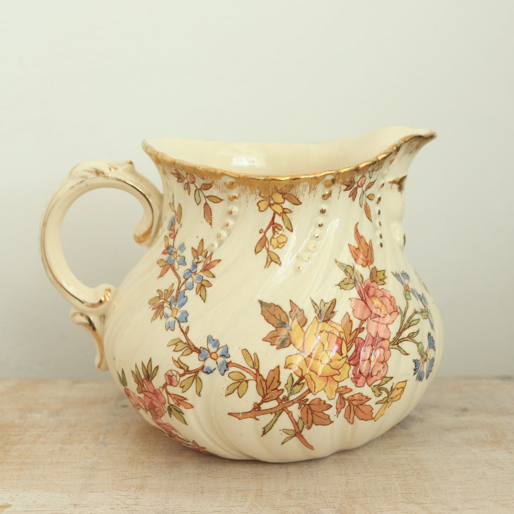 アンティーク クレミエ ルイ15世 クリーマー LOUIS XV フランス サルグミンヌ製 U&C SARREGUEMINES