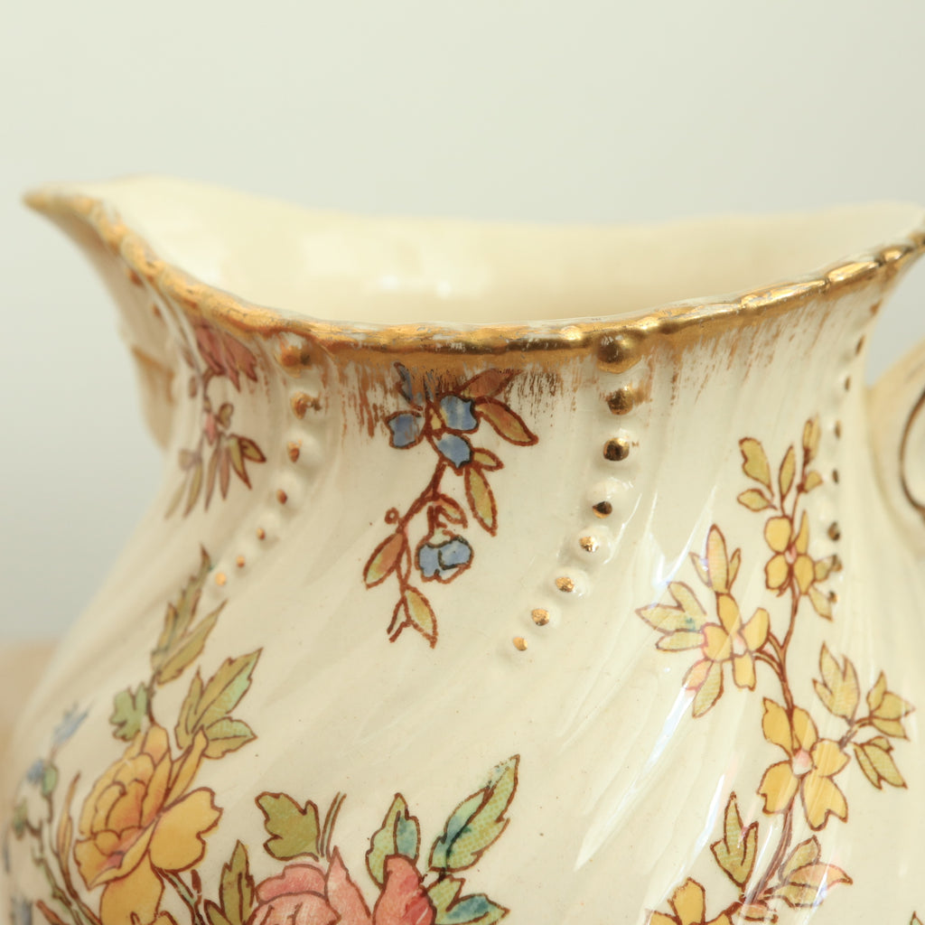 アンティーク クレミエ ルイ15世 クリーマー LOUIS XV フランス サルグミンヌ製 U&C SARREGUEMINES