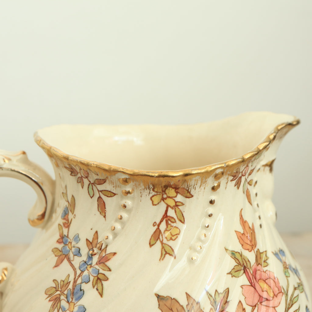 アンティーク クレミエ ルイ15世 クリーマー LOUIS XV フランス サルグミンヌ製 U&C SARREGUEMINES