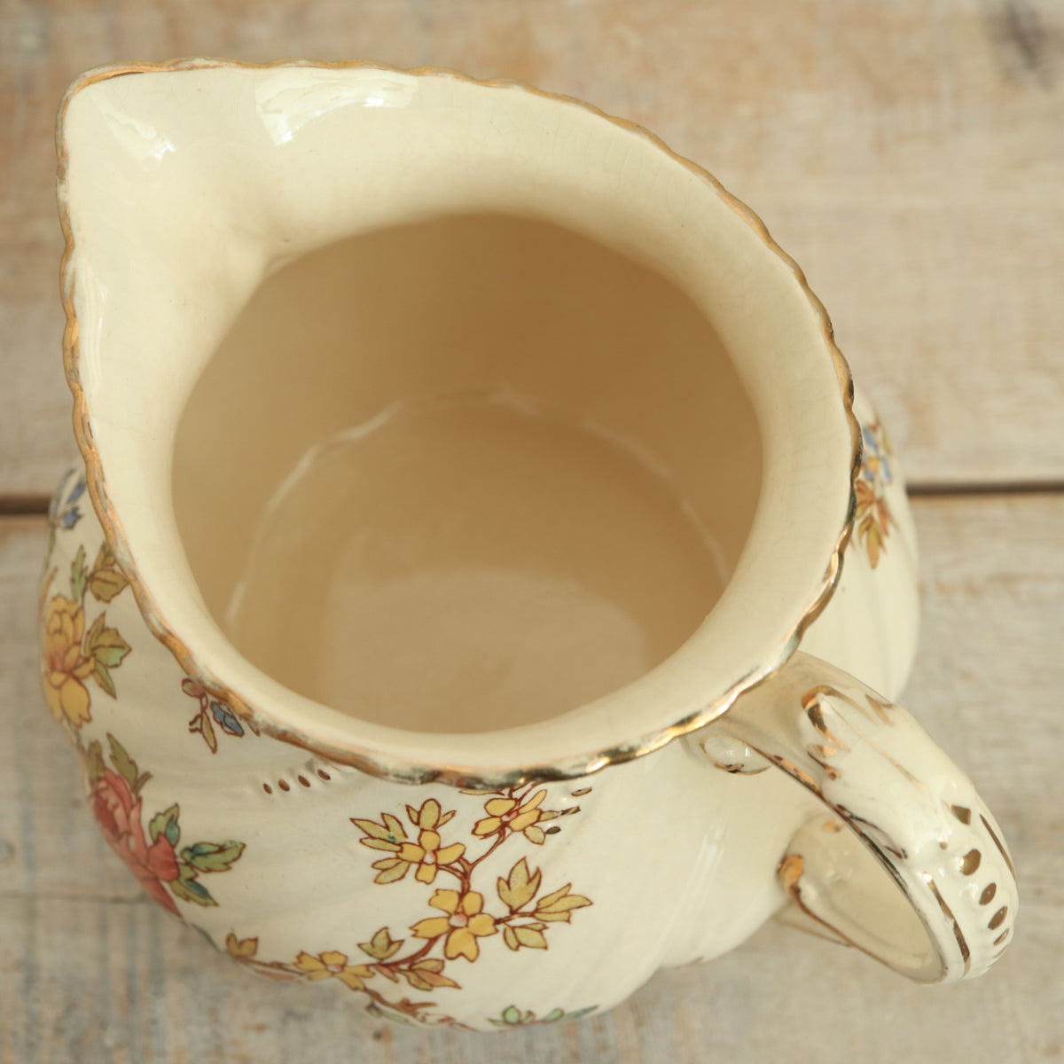 アンティーク クレミエ ルイ15世 クリーマー LOUIS XV フランス サルグミンヌ製 U&C SARREGUEMINES