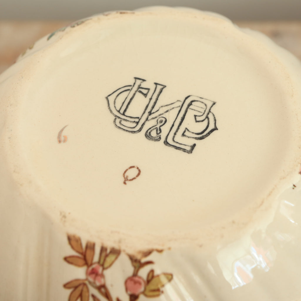 アンティーク クレミエ ルイ15世 クリーマー LOUIS XV フランス サルグミンヌ製 U&C SARREGUEMINES