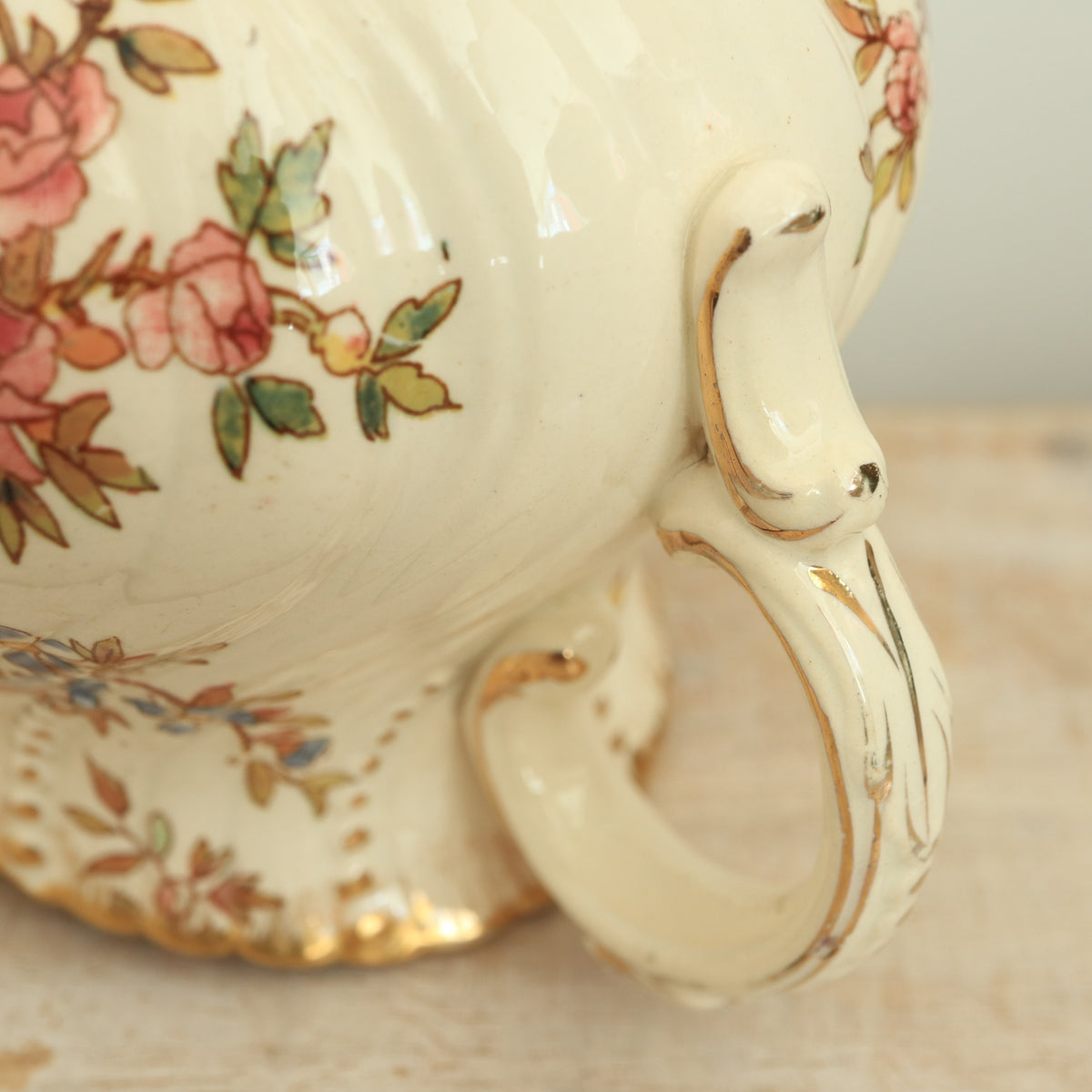 アンティーク クレミエ ルイ15世 クリーマー LOUIS XV フランス サルグミンヌ製 U&C SARREGUEMINES