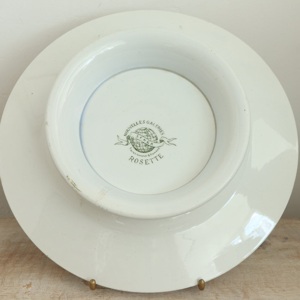 アンティーク コンポティエ ロゼット ROSETTE フランス サンタマン製 SAINT AMAND