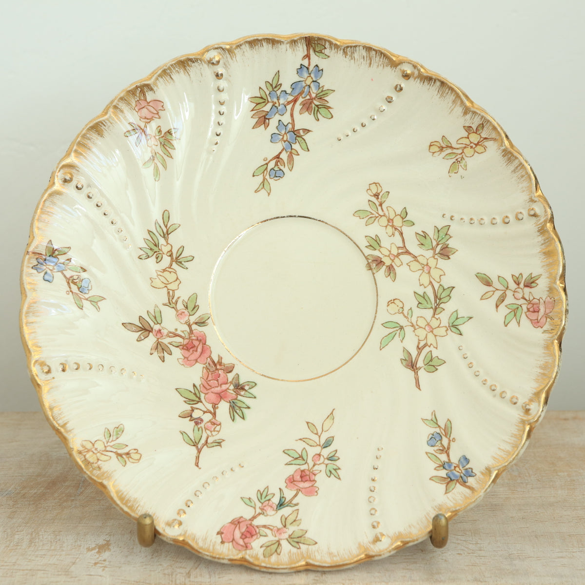 アンティーク カップ＆ソーサー ルイ15世 LOUIS XV フランス サルグミンヌ製 U&C SARREGUEMINES