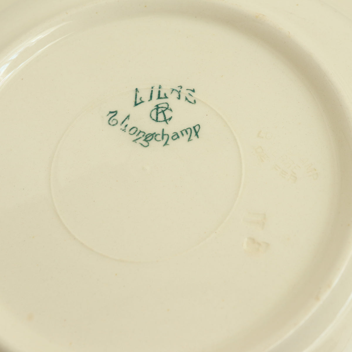 アンティーク プレート リラ ライラック 深皿 フランス ロンシャン製 LILAS Longcamp