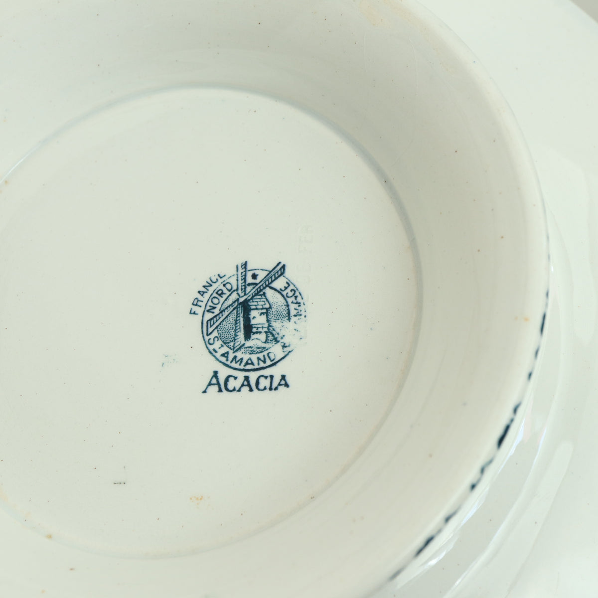 アンティーク コンポティエ ACACIA フランス サンタマン製 SAINT AMAND HAMAGE