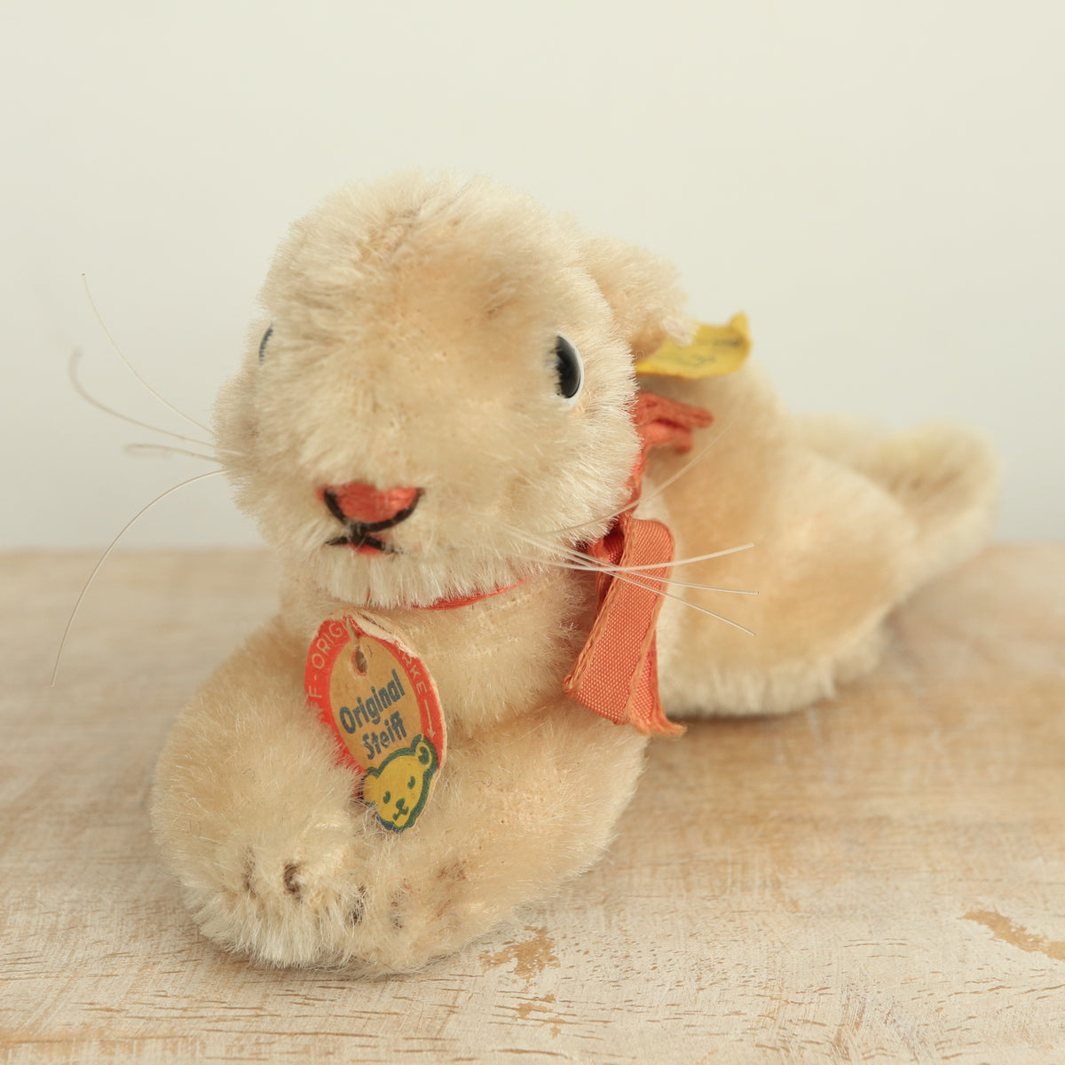 アンティーク シュタイフ ウサギ Steiff Lying Rabbit 6cm