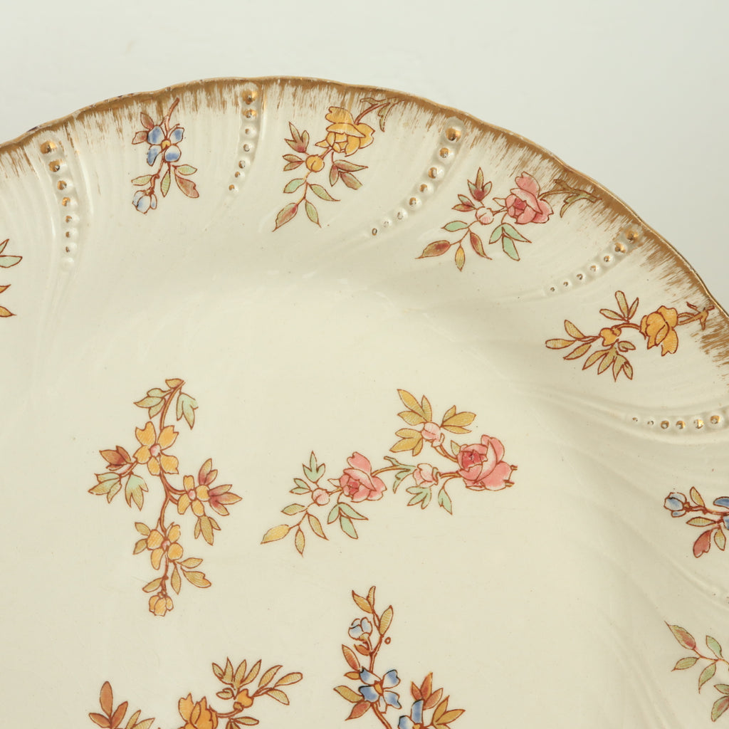 アンティークプレート ルイ15世 デザート皿 LOUIS XV フランス サルグミンヌ製 U&C SARREGUEMINES