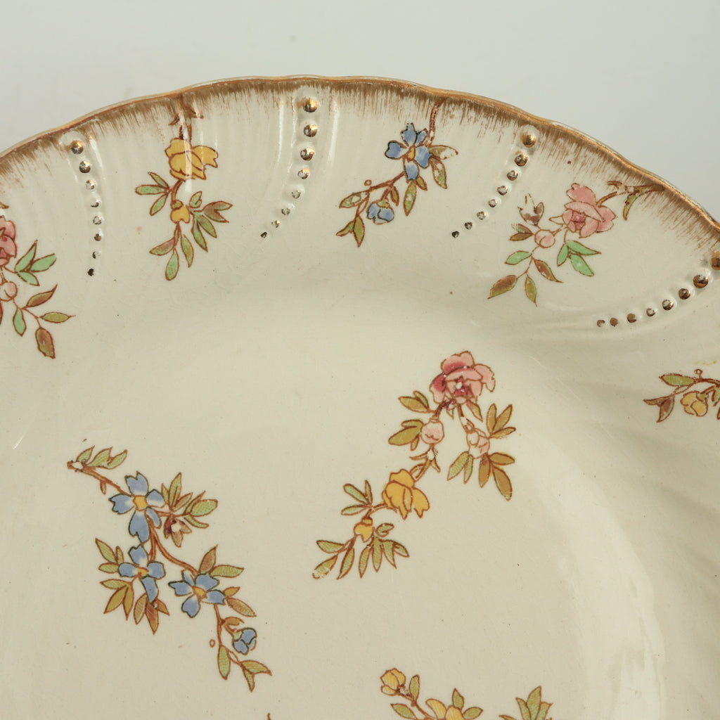 アンティークプレート ルイ15世 デザート皿 LOUIS XV フランス サルグミンヌ製 U&C SARREGUEMINES