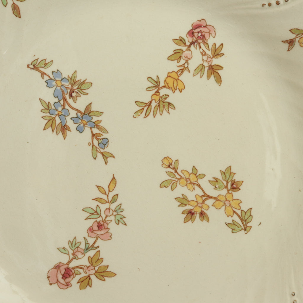 アンティークプレート ルイ15世 デザート皿 LOUIS XV フランス サルグミンヌ製 U&C SARREGUEMINES