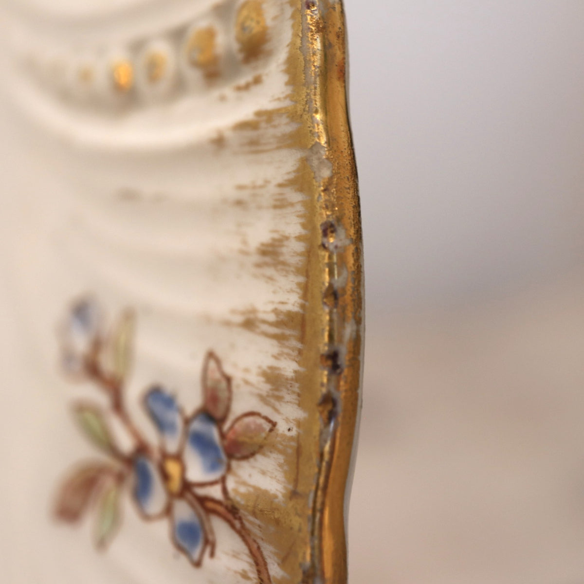 アンティークプレート ルイ15世 デザート皿 LOUIS XV フランス サルグミンヌ製 U&C SARREGUEMINES