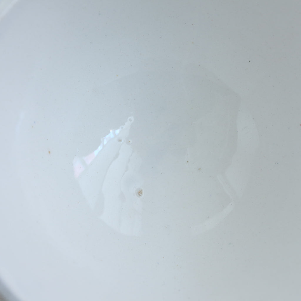 アンティーク カフェオレボウル ルルド スカラップ SOUVENIR DE LOURDES フランス ディゴワン製 Digoin