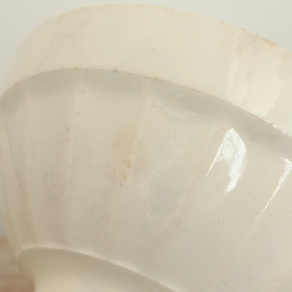 アンティーク カフェオレボウル 白 フランス ディゴワン&サルグミンヌ製 DIGOIN & SARREGUEMINES