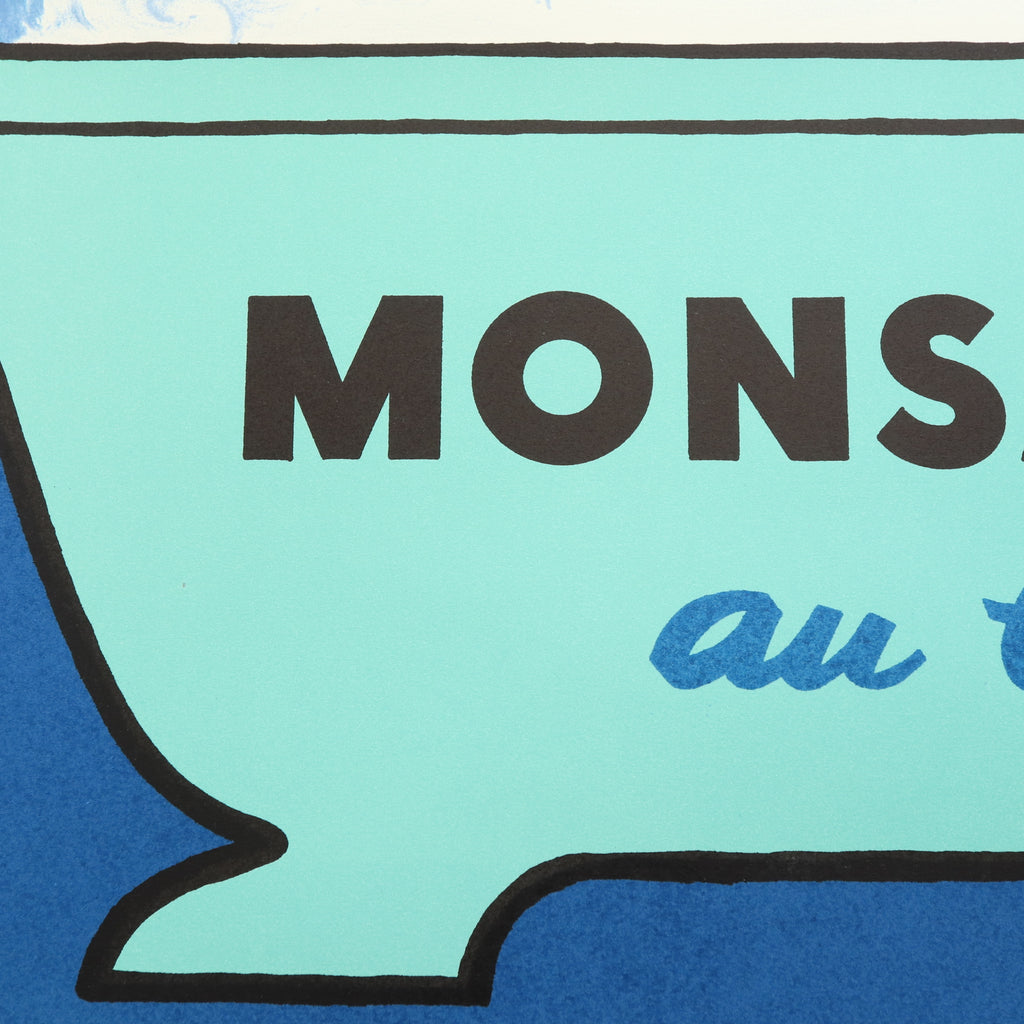 サヴィニャック モンサヴォン 牛 バスタブ リトグラフ ポスター MONSAVON SAVIGNAC