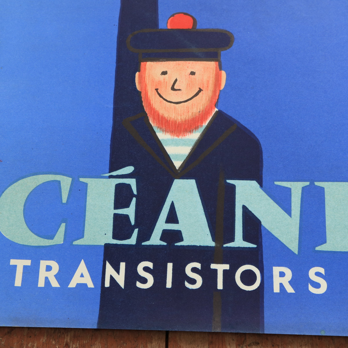 サヴィニャック オセアニック ラジオ ヴィンテージポスター Savignac OCEANIC TRANSISTORS
