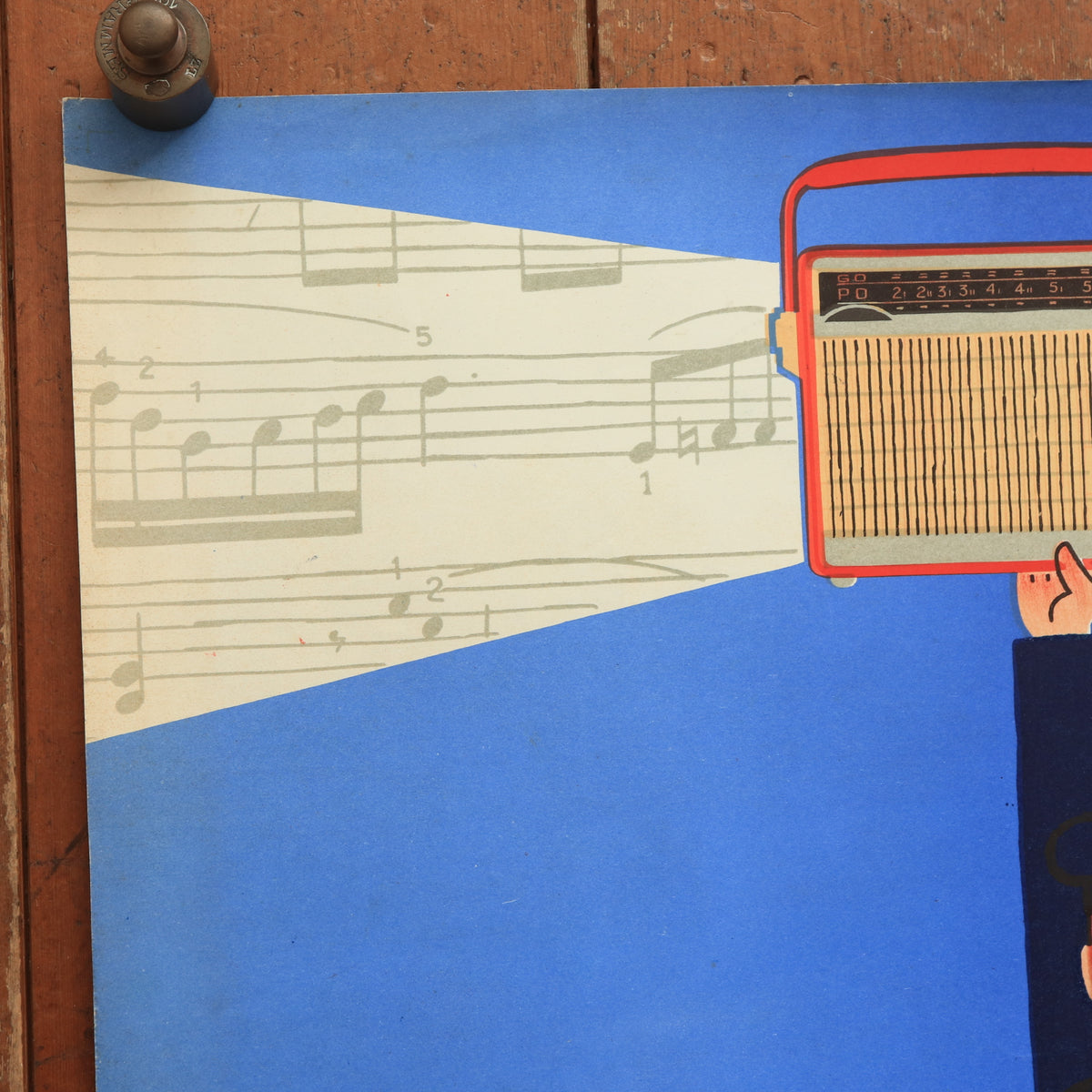 サヴィニャック オセアニック ラジオ ヴィンテージポスター Savignac OCEANIC TRANSISTORS