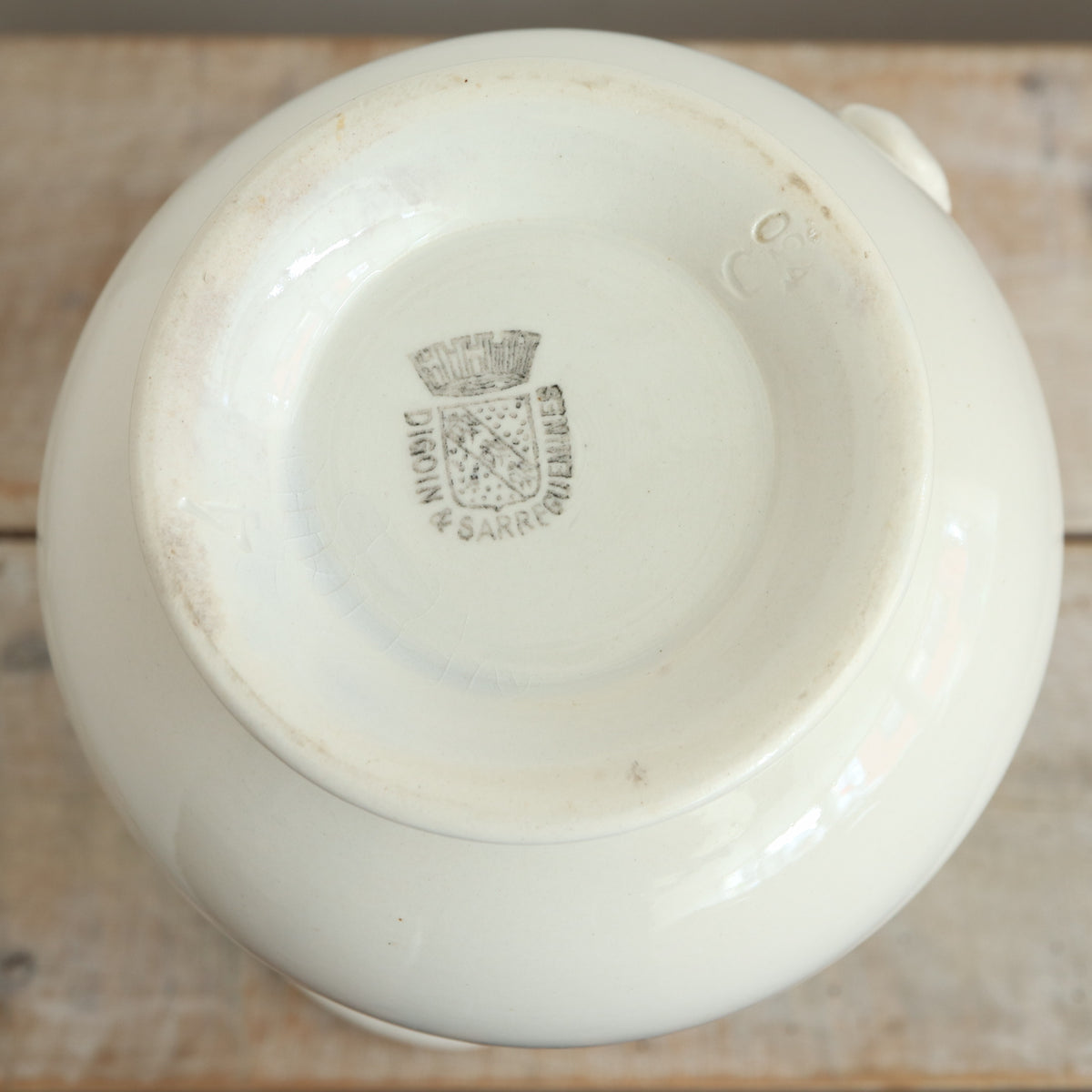 アンティーク ピシェ ディゴワン&サルグミンヌ フランス DIGOIN & SARREGUEMINES FRANCE Antique Pichet