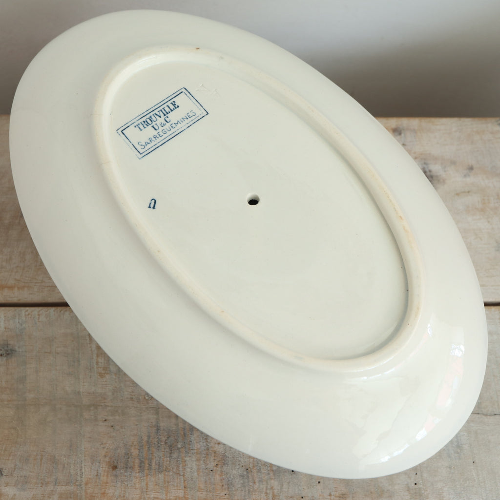 アンティーク ソーシエール サルグミンヌ フランス Trouville U&C SARREGUEMINES FRANCE Antique Gravy boat