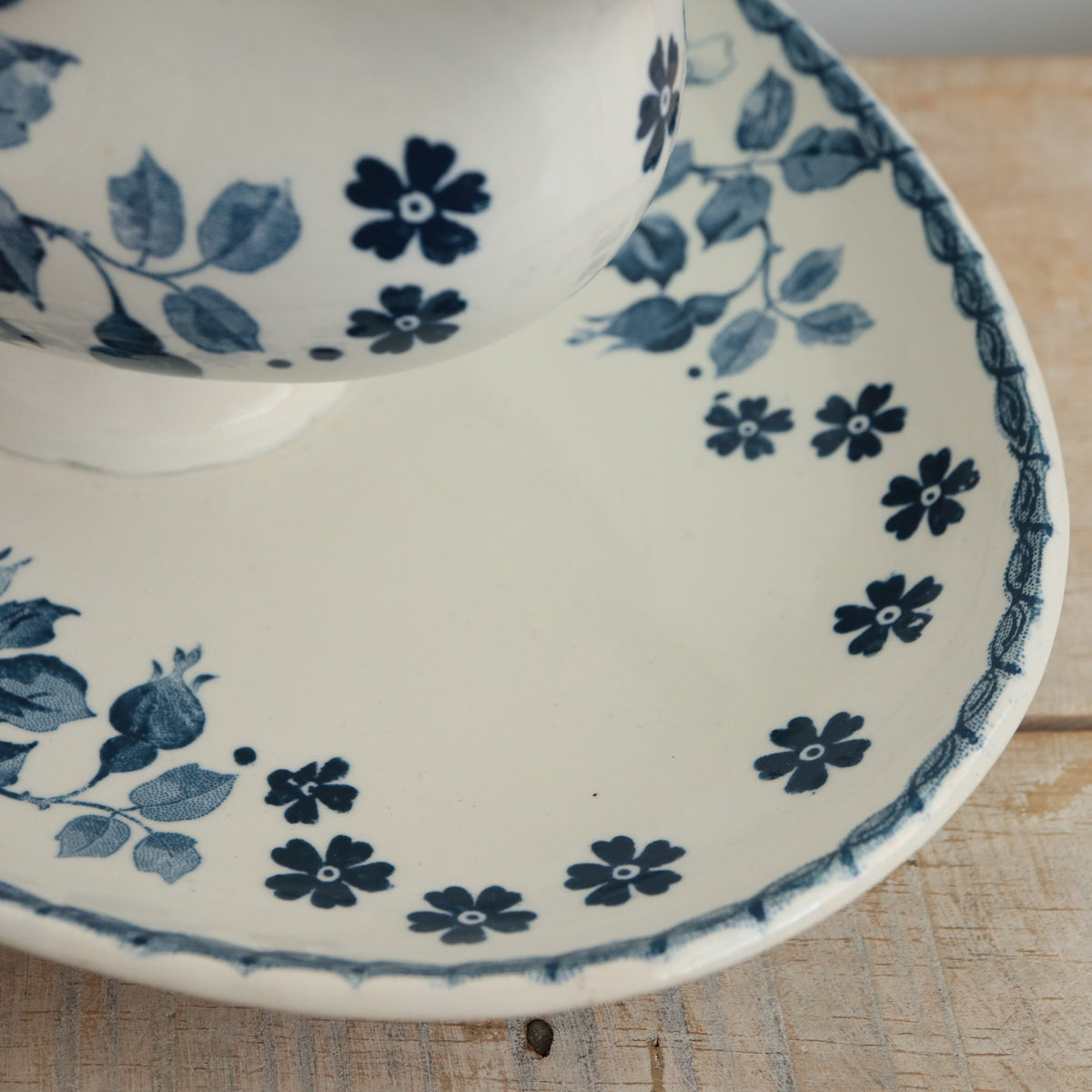 アンティーク ソーシエール サルグミンヌ フランス Trouville U&C SARREGUEMINES FRANCE Antique Gravy boat