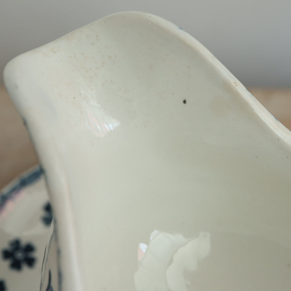 アンティーク ソーシエール サルグミンヌ フランス Trouville U&C SARREGUEMINES FRANCE Antique Gravy boat