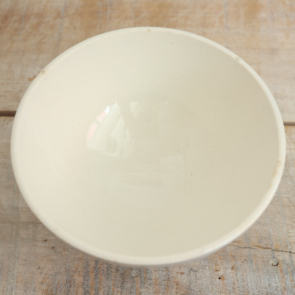 アンティーク プチ カフェオレボウル 9317 スカラップ サルグミンヌ フランス Digoin & Sarreguemines Antique Bowl
