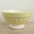 アンティーク カフェオレボウル ライトイエロー サルグミンヌ フランス Digoin & Sarreguemines Antique Bowl