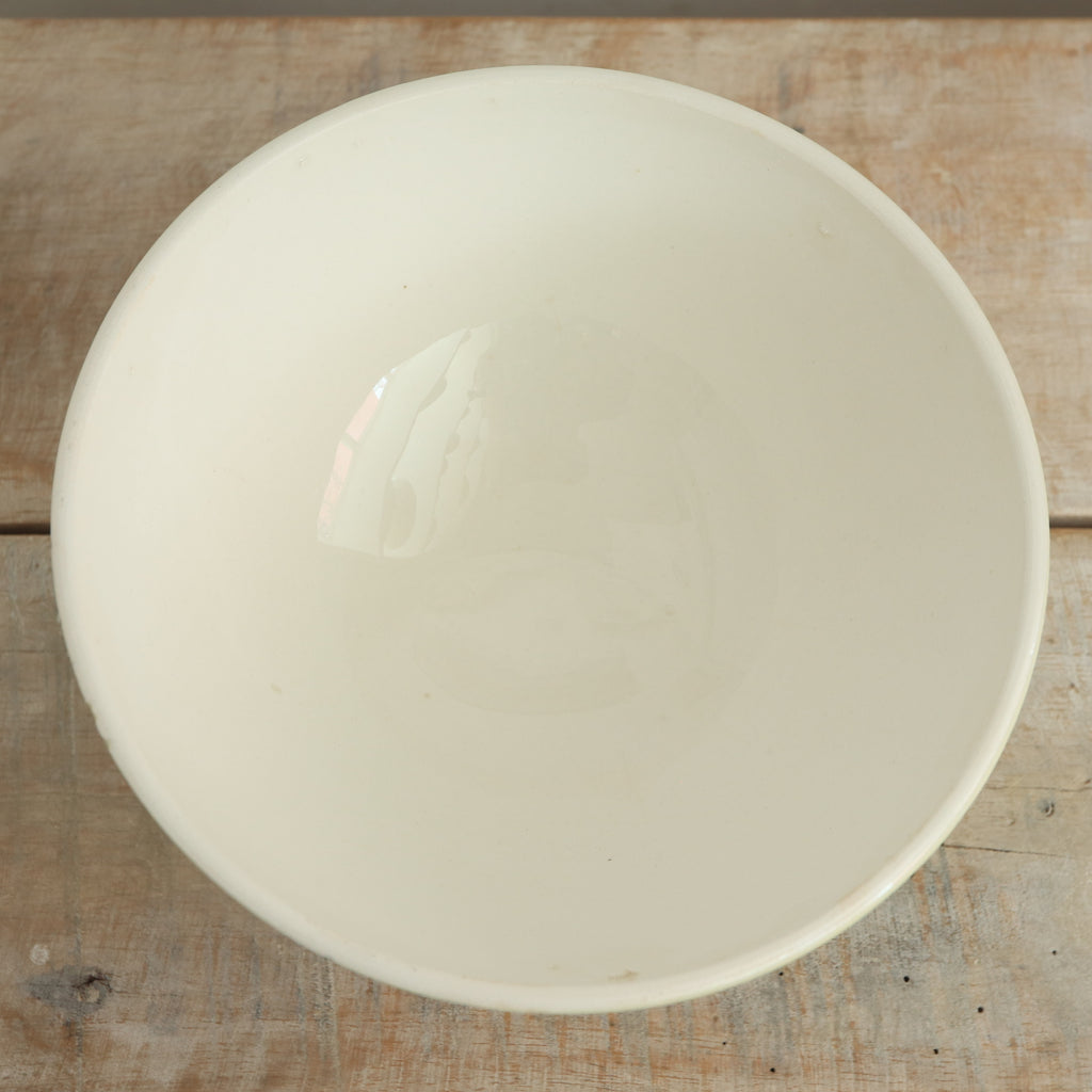 アンティーク カフェオレボウル ライトイエロー サルグミンヌ フランス Digoin & Sarreguemines Antique Bowl