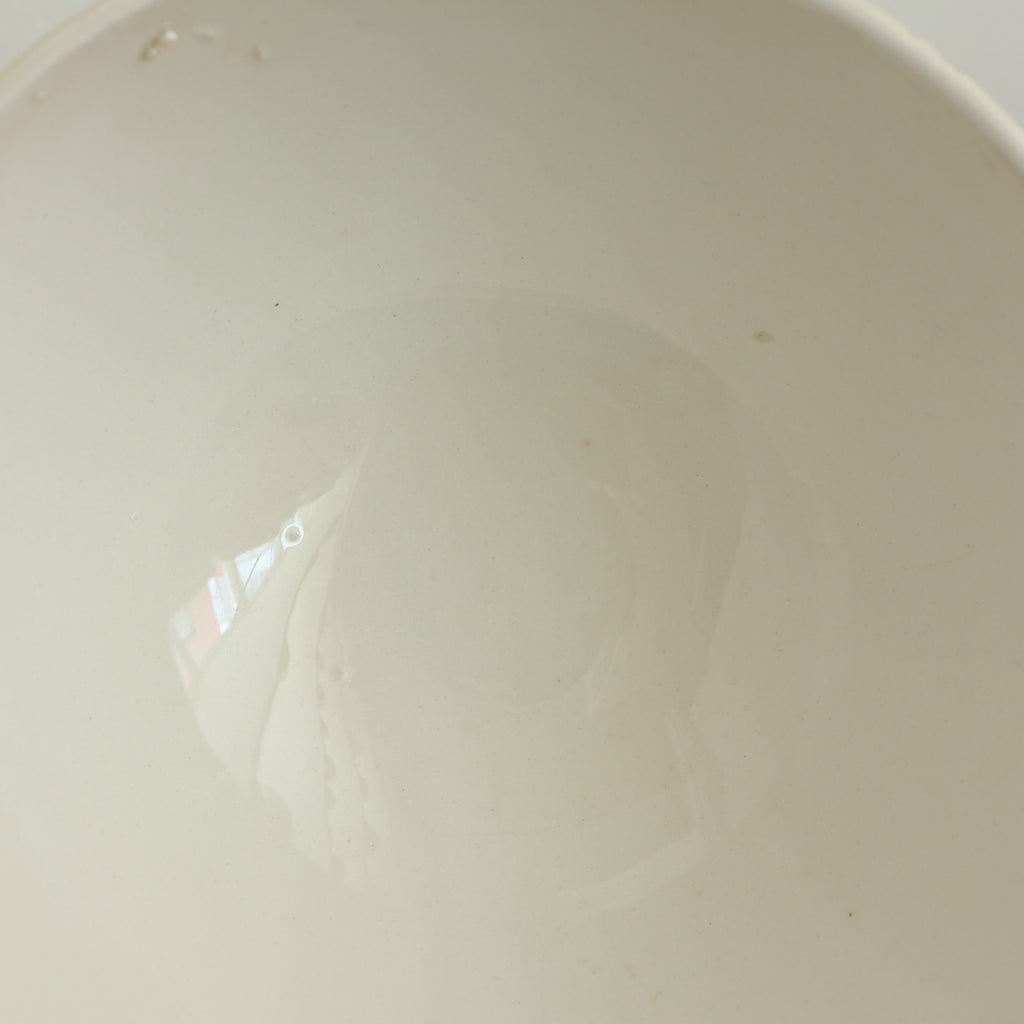 アンティーク カフェオレボウル ライトイエロー サルグミンヌ フランス Digoin & Sarreguemines Antique Bowl