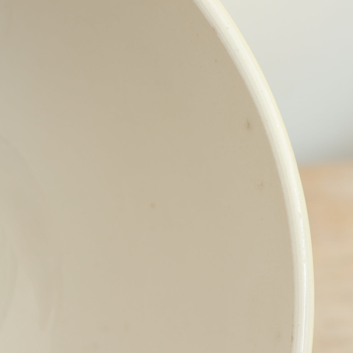 アンティーク カフェオレボウル ライトイエロー サルグミンヌ フランス Digoin & Sarreguemines Antique Bowl