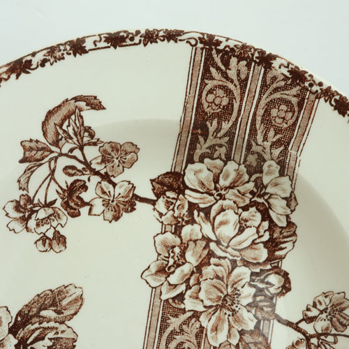 アンティーク プレート 深皿 エミールブルジョワ フランス Emile bourgeois Antique Plate