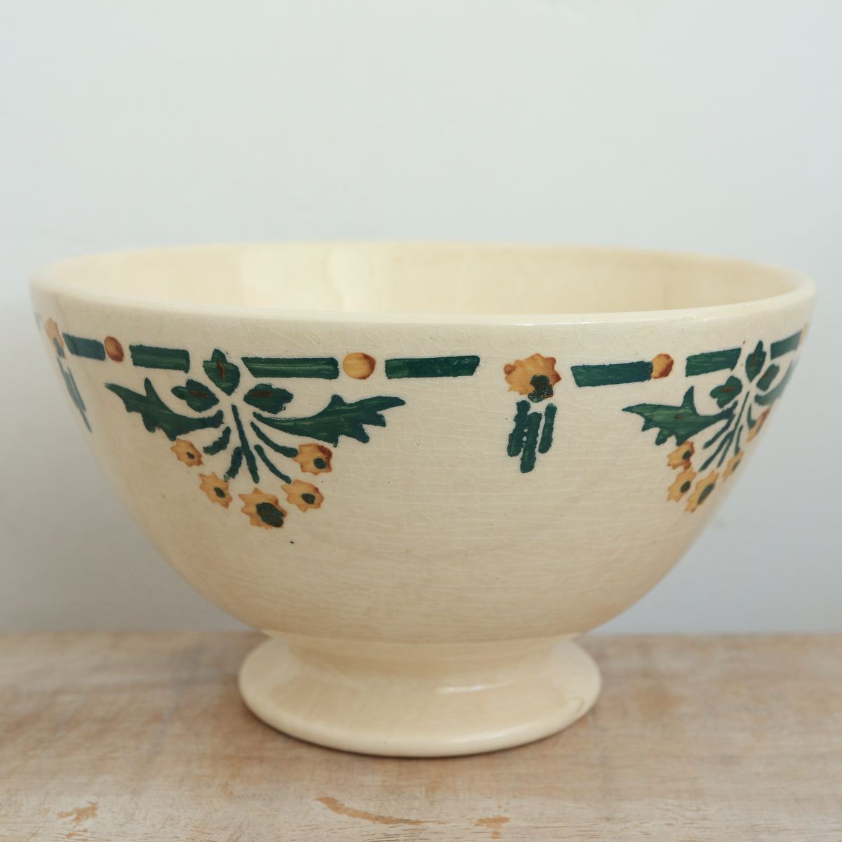 アンティーク カフェオレボウル ミモザ ショワジールロワ フランス CHOISY LE ROI FRANCE Antique Bowl