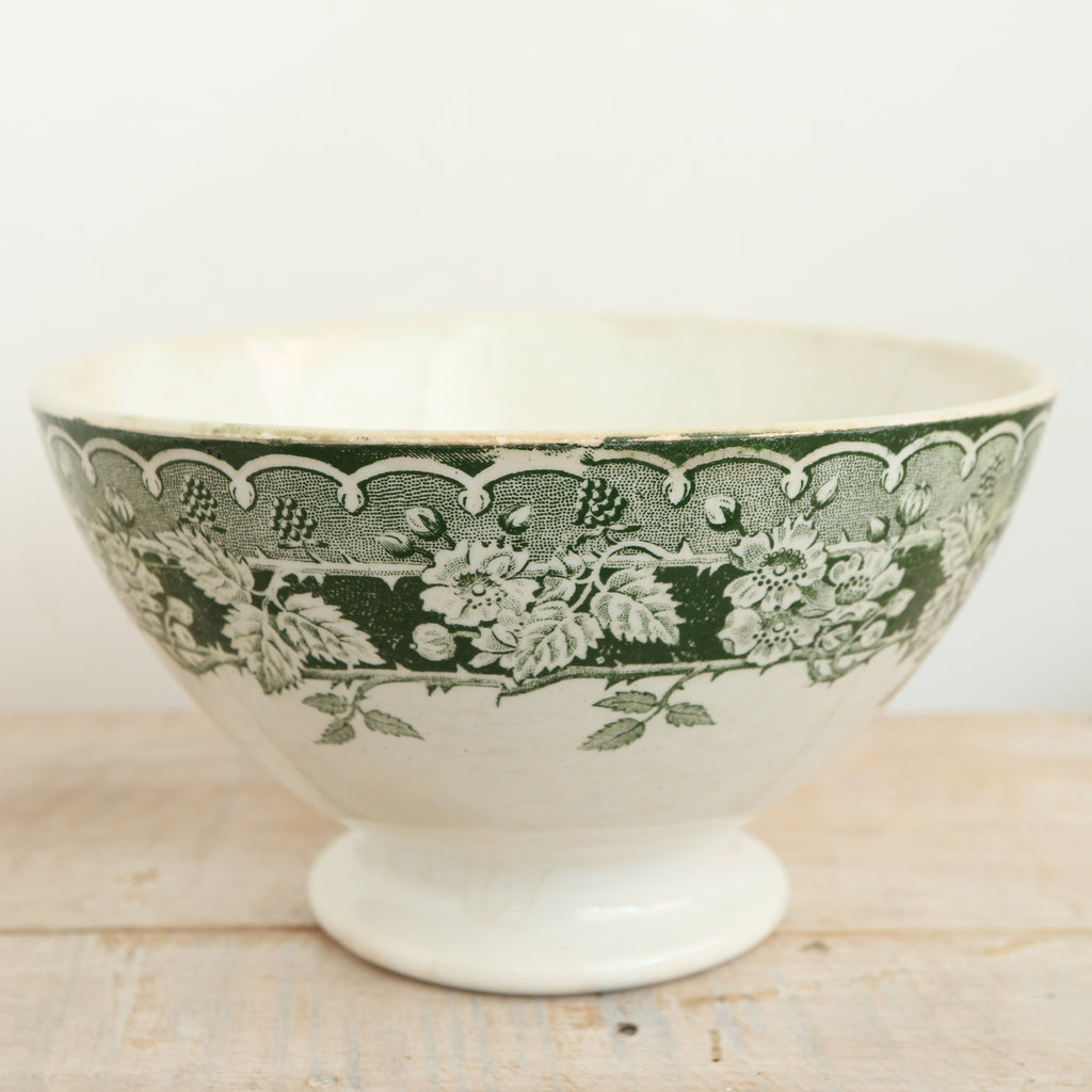 アンティーク カフェオレボウル サンタマン フランス MURIER ST.AMAND HAMAGE NORD FRANCE Antique Bowl