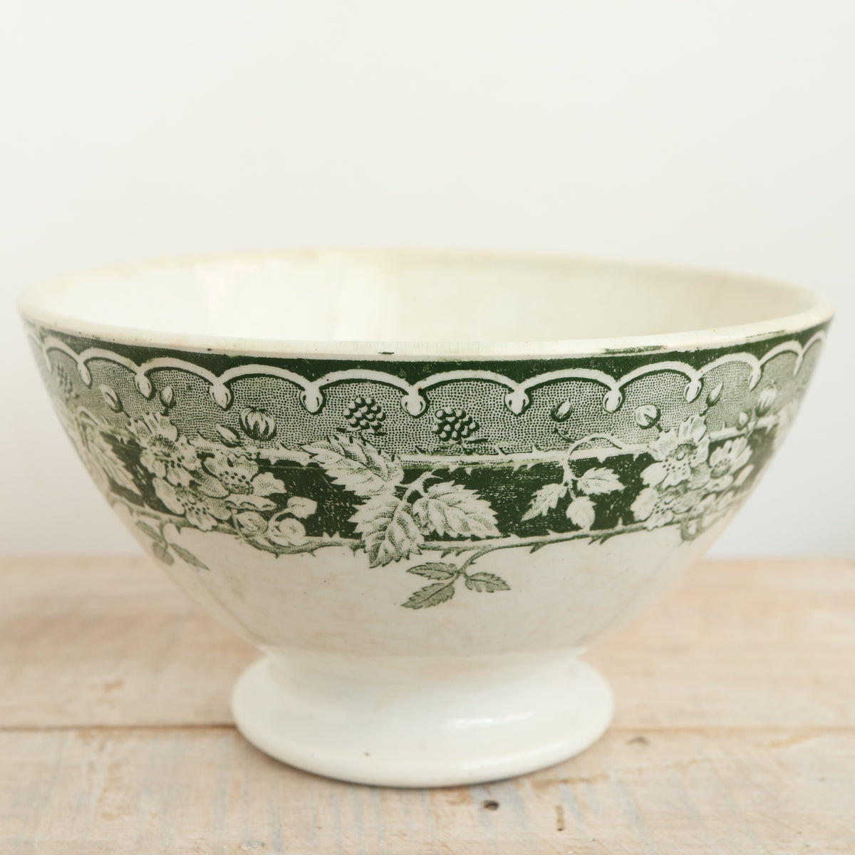 アンティーク カフェオレボウル サンタマン フランス MURIER ST.AMAND HAMAGE NORD FRANCE Antique Bowl