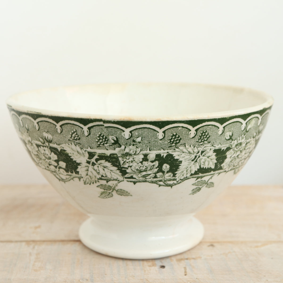 アンティーク カフェオレボウル サンタマン フランス MURIER ST.AMAND HAMAGE NORD FRANCE Antique Bowl