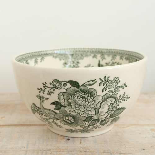 バーレイ グリーン アジアティックフェザンツ シュガーボウルL Burleigh Green Asiatic Pheasants  Sugar bowl L