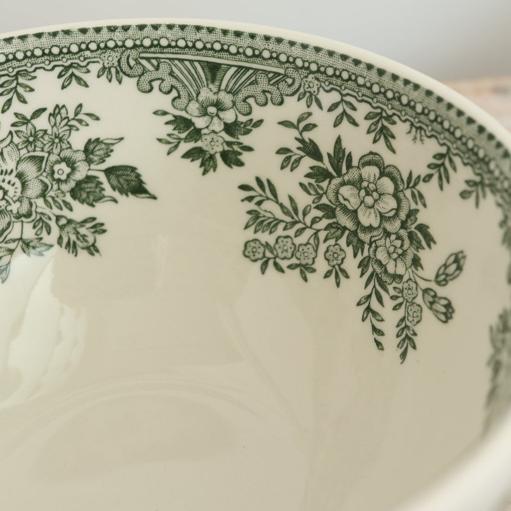 バーレイ グリーン アジアティックフェザンツ シュガーボウルL Burleigh Green Asiatic Pheasants  Sugar bowl L