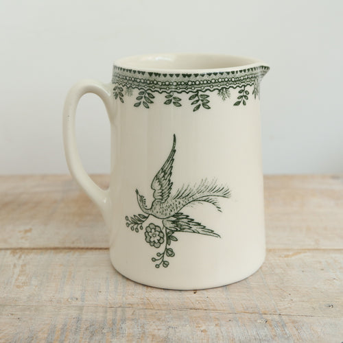 バーレイ グリーン アジアティックフェザンツ タンカードジャグS Burleigh Green Asiatic Pheasants Tankard Jug S