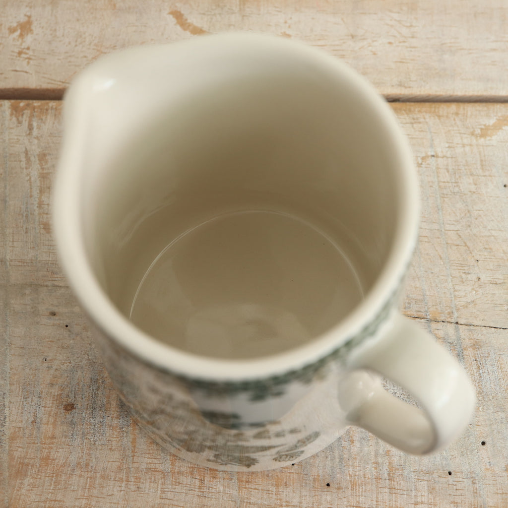 バーレイ グリーン アジアティックフェザンツ タンカードジャグS Burleigh Green Asiatic Pheasants Tankard Jug S