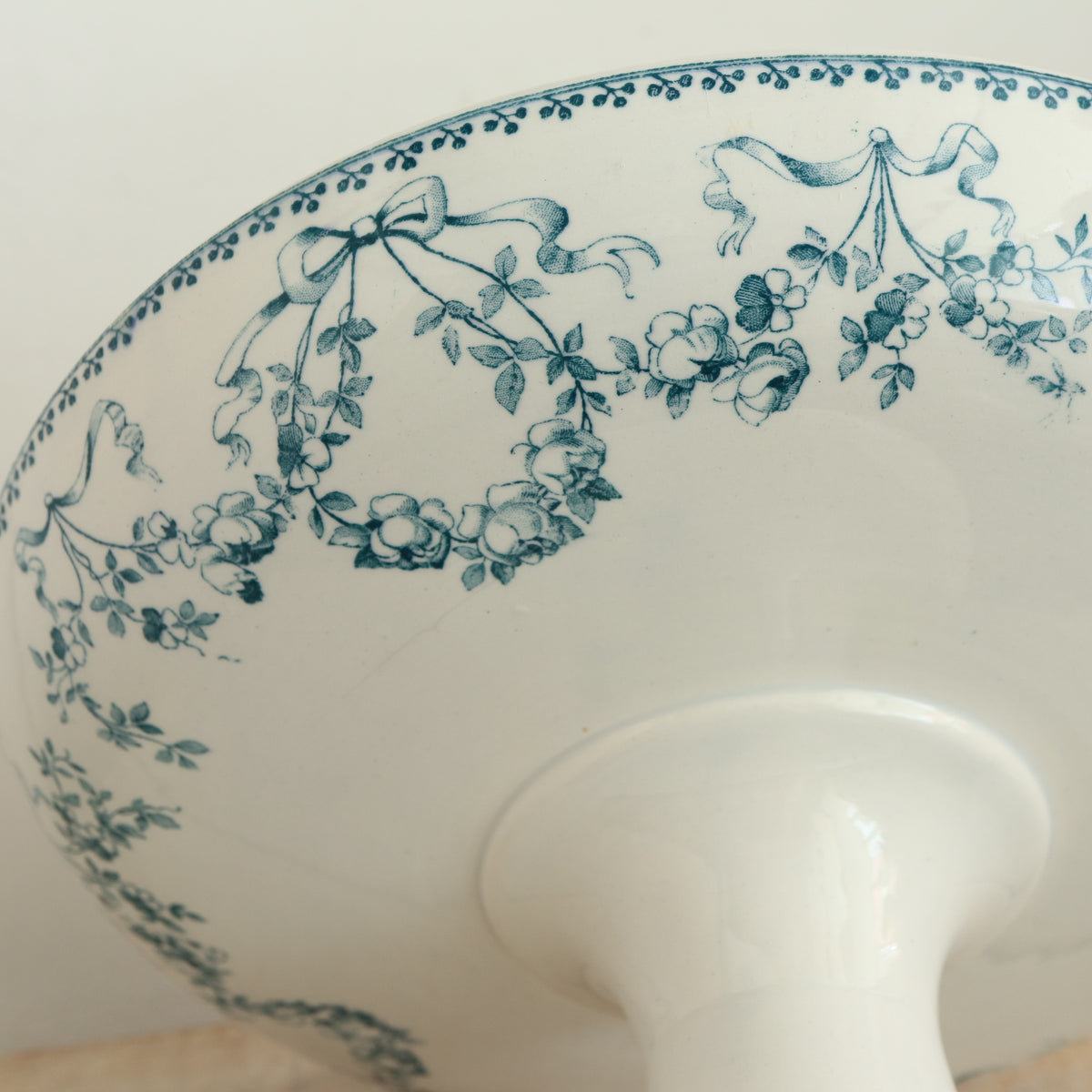 アンティーク コンポティエ モーツァルト サルグミンヌ フランス MOZART U&C SARREGUEMINES FRANCE Antique Compotier