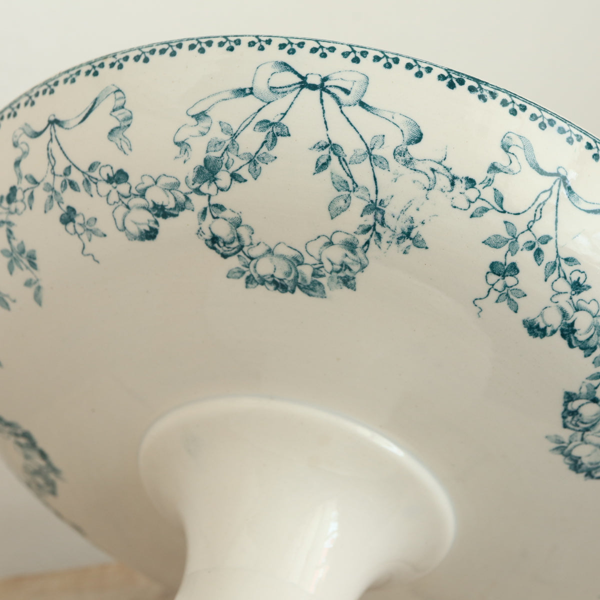 アンティーク コンポティエ モーツァルト サルグミンヌ フランス MOZART U&C SARREGUEMINES FRANCE Antique Compotier