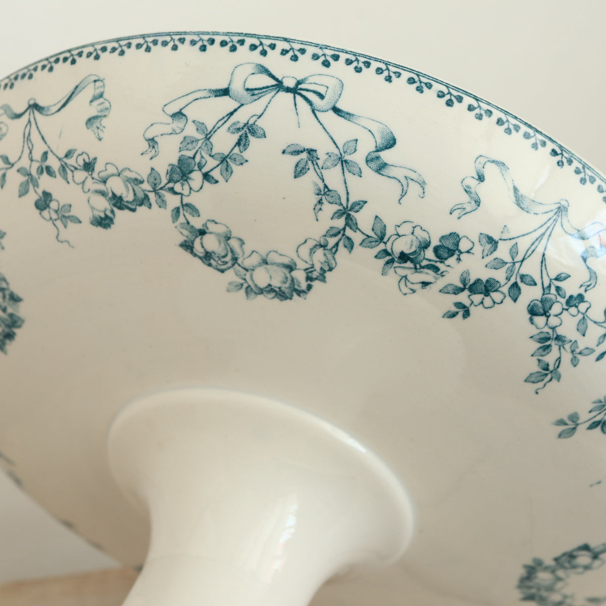 アンティーク コンポティエ モーツァルト サルグミンヌ フランス MOZART U&C SARREGUEMINES FRANCE Antique Compotier
