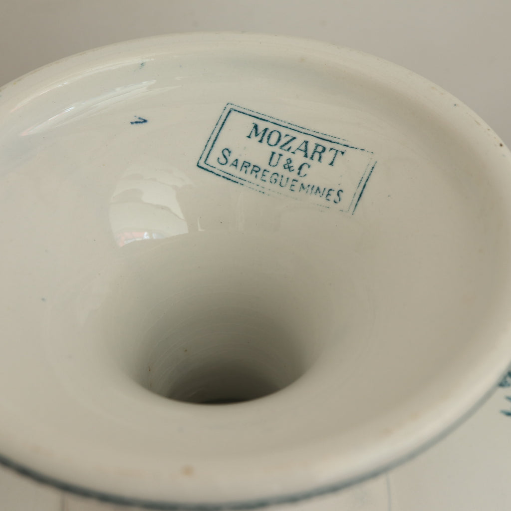 アンティーク コンポティエ モーツァルト サルグミンヌ フランス MOZART U&C SARREGUEMINES FRANCE Antique Compotier