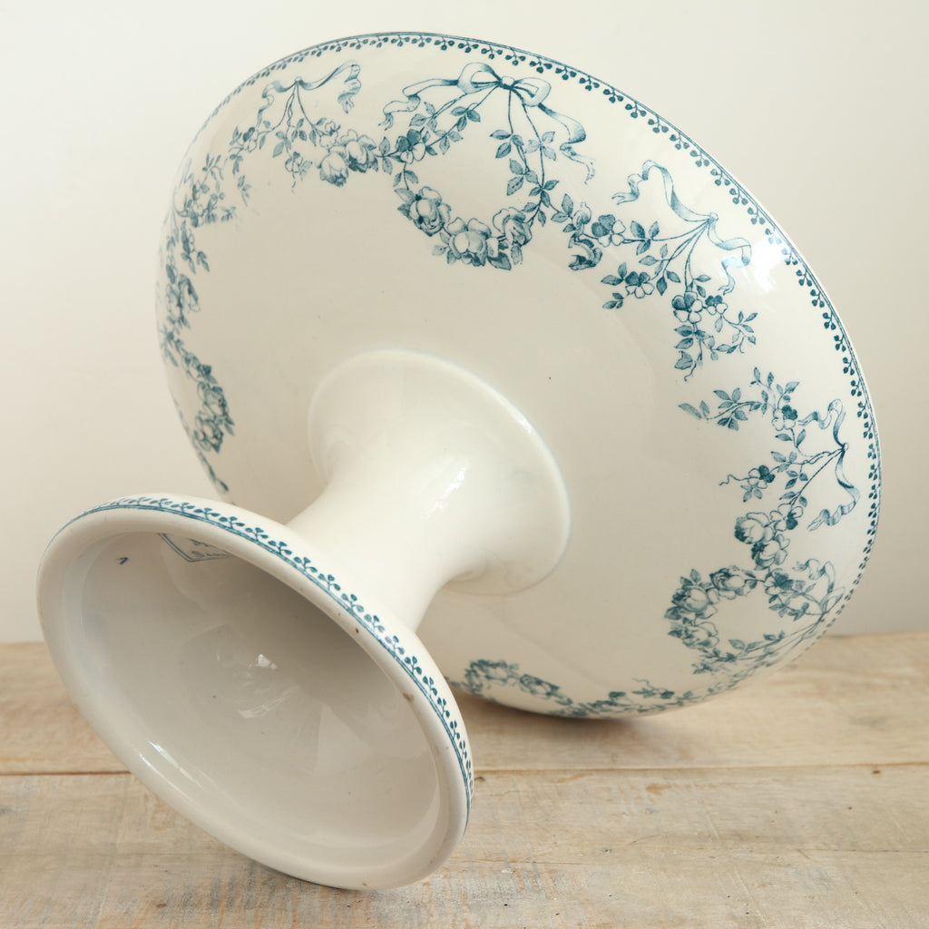 アンティーク コンポティエ モーツァルト サルグミンヌ フランス MOZART U&C SARREGUEMINES FRANCE Antique Compotier