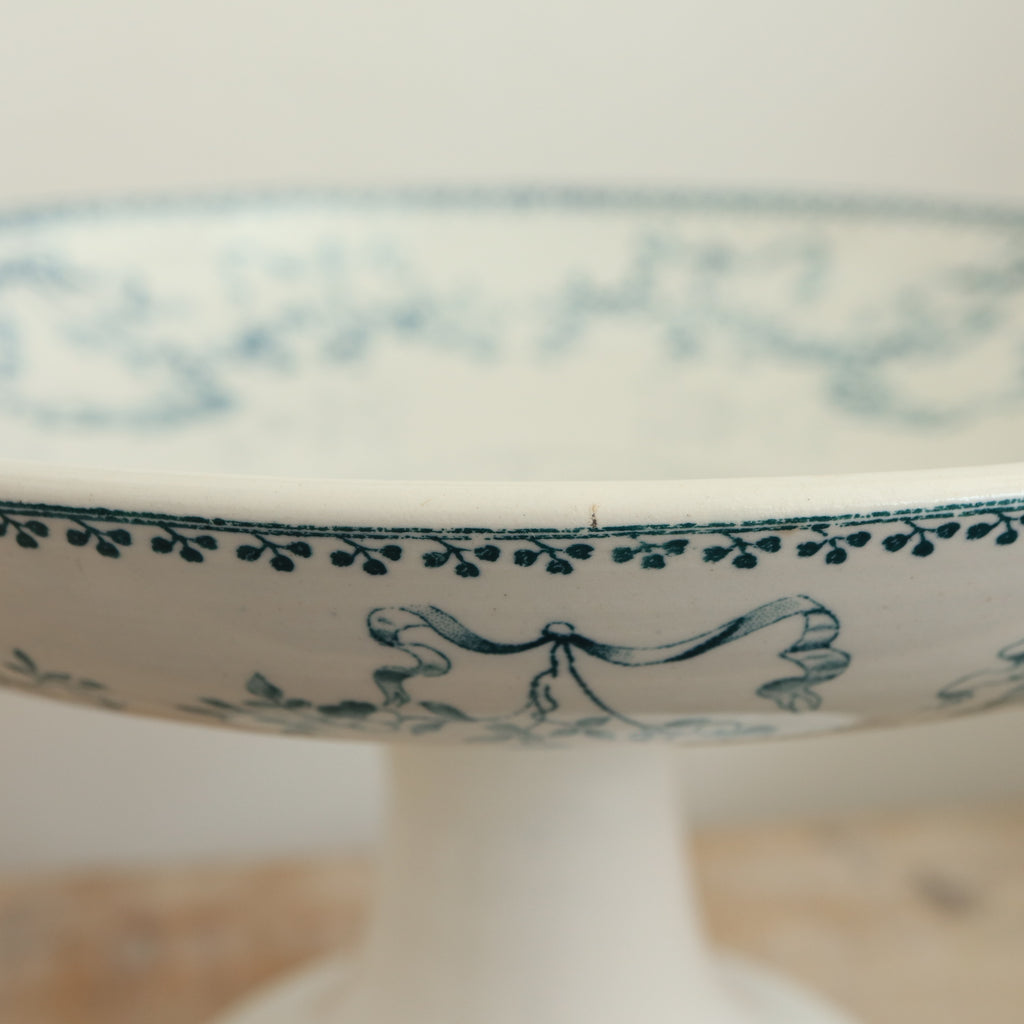 アンティーク コンポティエ モーツァルト サルグミンヌ フランス MOZART U&C SARREGUEMINES FRANCE Antique Compotier