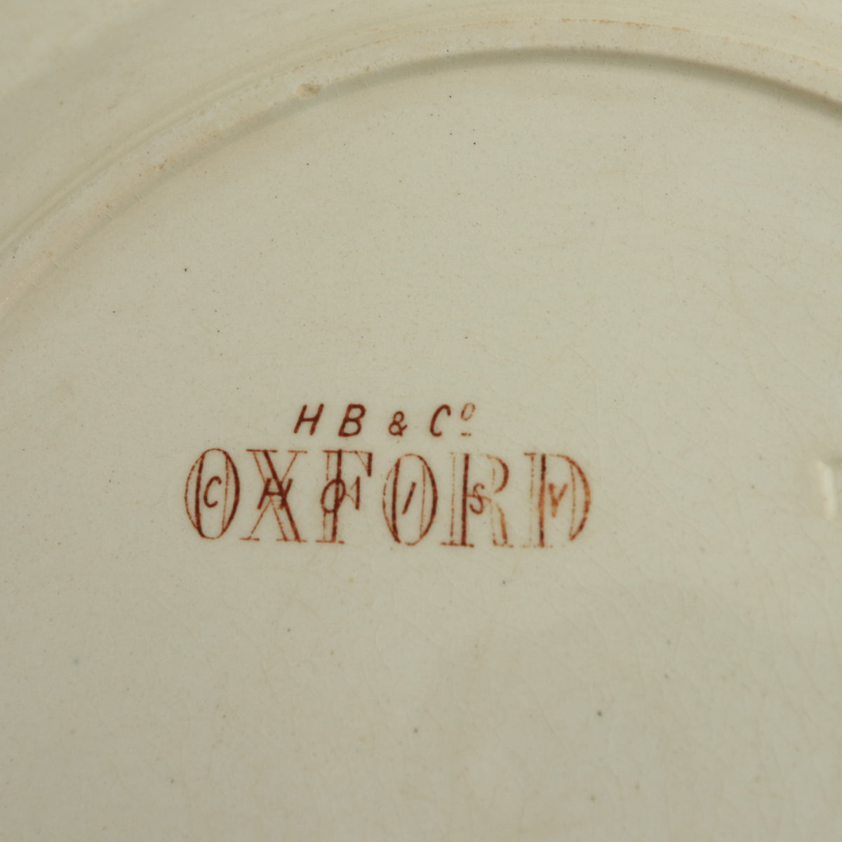 アンティーク プレート オックスフォード ショワジールロワ フランス OXFORD CHOISY LE ROI FRANCE