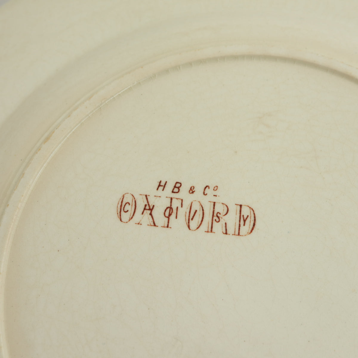 アンティーク プレート オックスフォード ショワジールロワ フランス OXFORD CHOISY LE ROI FRANCE