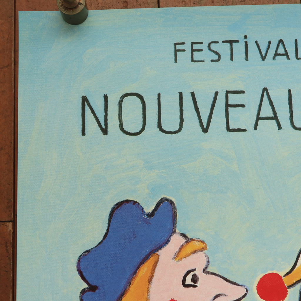 レイモン・サヴィニャック 新しい笑いのフェスティバル ビンテージポスター Festival du Nouveau Rire Raymond Savignac